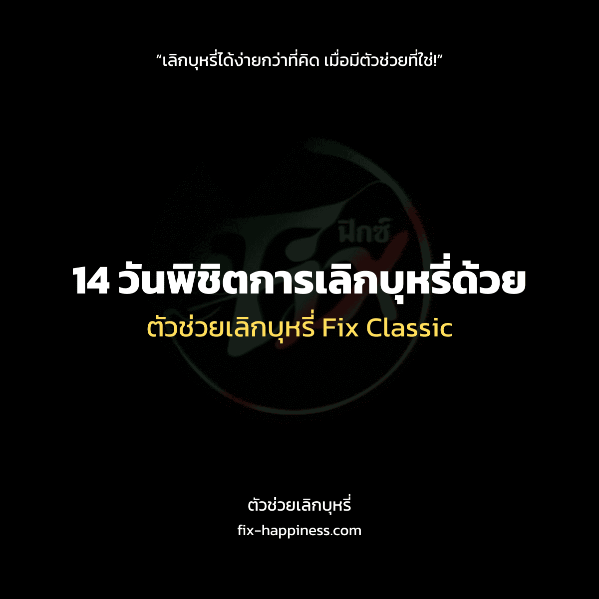 ตัวช่วยเลิกบุหรี่