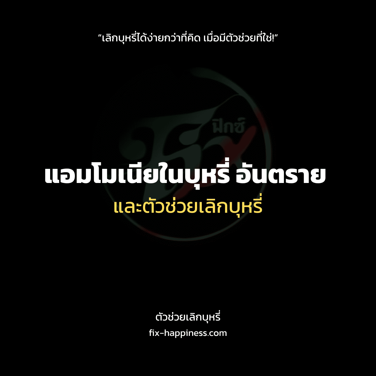 ตัวช่วยเลิกบุหรี่
