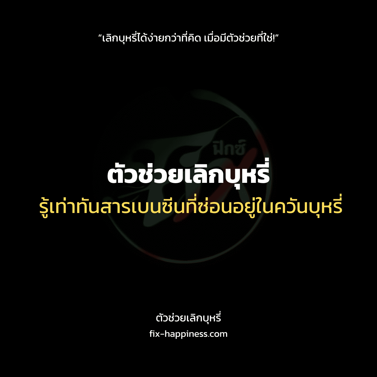 ตัวช่วยเลิกบุหรี่