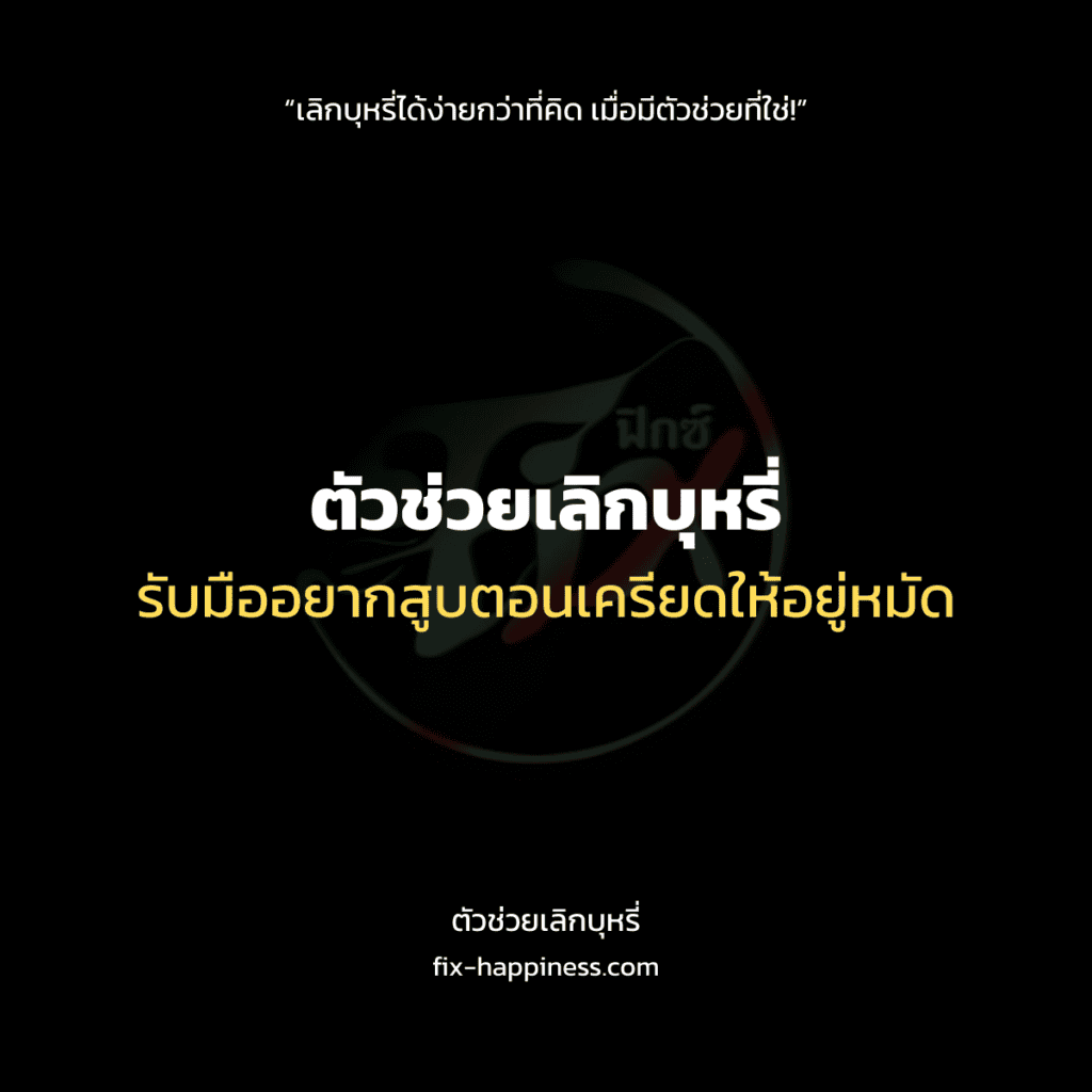 ตัวช่วยเลิกบุหรี่